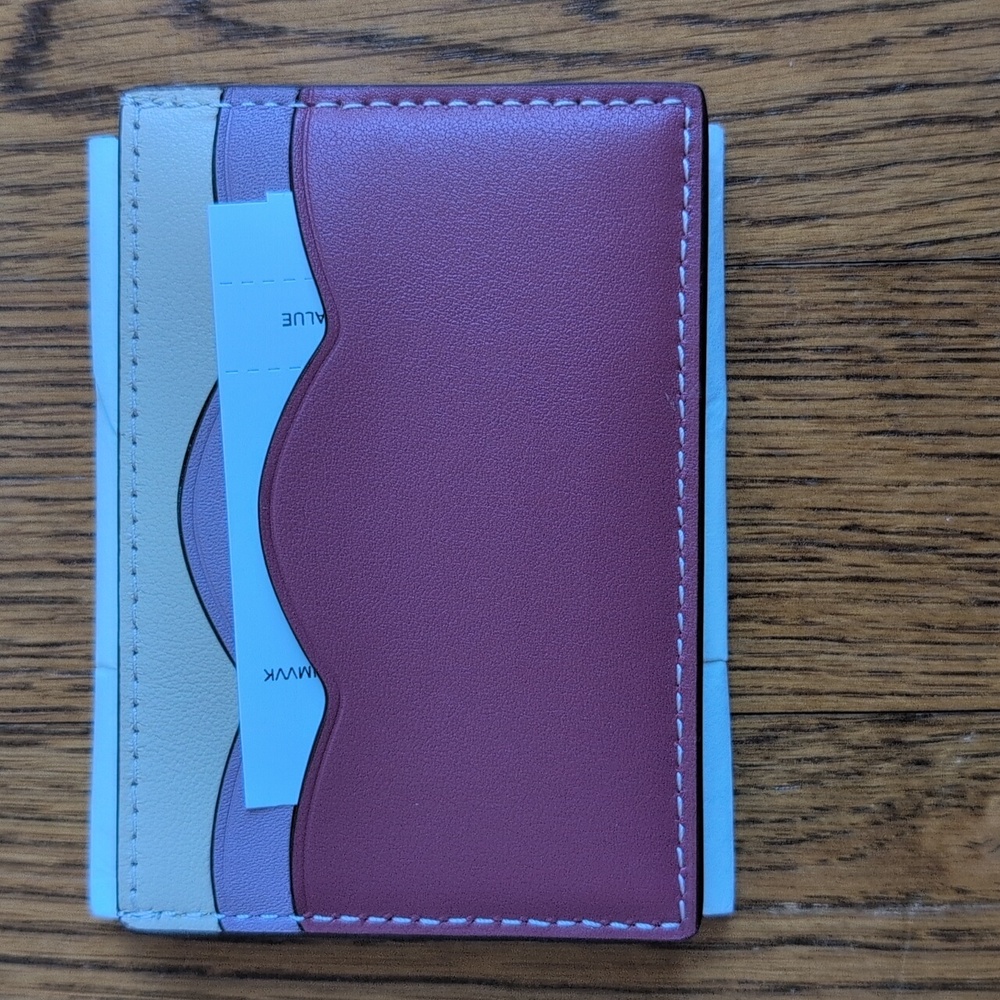 NWT Coach Petal Card Case Women's Leather Wallet - Picture 5 of 10